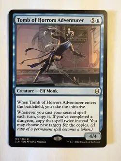 Tomb of Horrors Adventurer 100/361 Rare Baldur's Gate MTG Magic The Gathering NM - Image 1