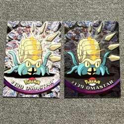 Omastar 139 Topps Pokemon Series 3 Blue Logo First Print Holo and Non Holo NM - Image 1