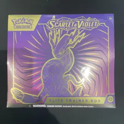 Pokemon TCG Scarlet and Violet Base Set Elite Trainer Box ETB Miraidon - Image 1