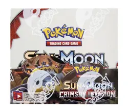 Sealed Sun & Moon Crimson Invasion Pokemon Booster Box - Image 1