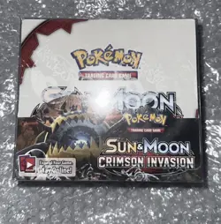 Sealed Sun & Moon Crimson Invasion Pokemon Booster Box - Image 2