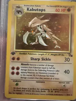 PSA 10 GEM MINT Kabutops 1ST EDITION HOLO Pokemon Fossil 1999 WOTC INVESTMENT - Image 3