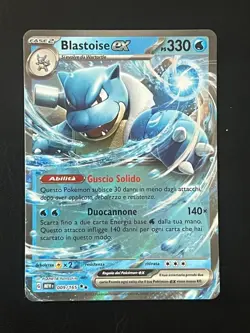 Blastoise EX 009/165 MEW IT 151 Near Mint - Carta Pokemon Italiano - Image 1