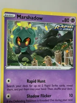 Bleed Error Cosmos Heart Swirl Marshadow 080/203 Evolving Skies Pokemon TCG NM - Image 3