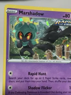 Bleed Error Cosmos Heart Swirl Marshadow 080/203 Evolving Skies Pokemon TCG NM - Image 4
