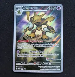 Pokemon TCG - Mega Evolution Riolu & Alakazam Pokemon Center Stamped Promos Set - Image 2
