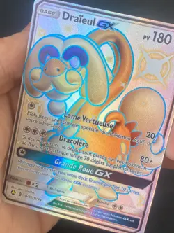 CARTE POKEMON DRAIEUL GX SV80/SV94 FR ULTRA RARE SL DESTINEES OCCULTES - NM/M - Image 2
