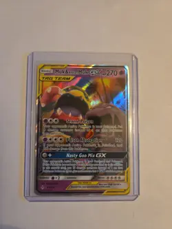 Pokemon TCG Muk Alolan Muk GX 61/214 Unbroken Bonds Tag Team 2019 - Image 1