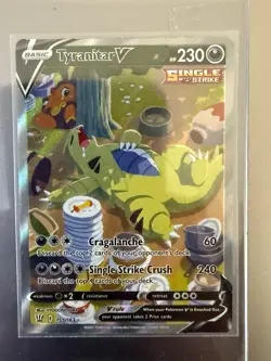 Tyranitar V Alternate Art 155/163 Battle Styles Pokemon - Image 1