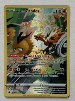 Pokemon TCG Galarian Zapdos SWSH283 Black Star Promo Ultra Rare Holo NM - Image 1