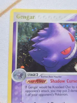 Pokemon TCG Vintage Gengar 5/92 Legend Maker Holo Rare Holo Swirl - Image 2