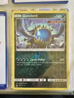 Pokemon Sun & Moon Forbidden Light Rare Reverse Holo Guzzlord #80/131 - Image 3