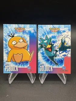 Pokemon Psyduck Golduck 2024 Database Attacks Kanto Cracked Ice Holo - Image 1