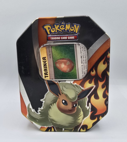Pokemon TCG Eevee Evolutions Tin 2021 [ Flareon V Edition ] - Image 1