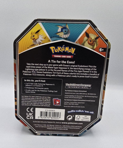 Pokemon TCG Eevee Evolutions Tin 2021 [ Flareon V Edition ] - Image 3