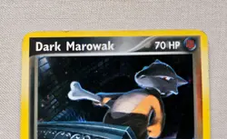 Pokemon TCG Dark Marowak Team Rocket Returns 7/109 Hilo Rare 2004 - Image 3