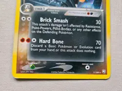 Pokemon TCG Dark Marowak Team Rocket Returns 7/109 Hilo Rare 2004 - Image 4