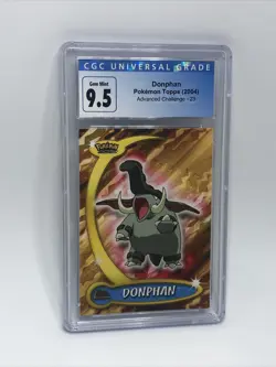 CGC Blue 9.5 Gem Mint Donphan #23 Pokemon Topps Advanced Challenge (Now a 10) - Image 1