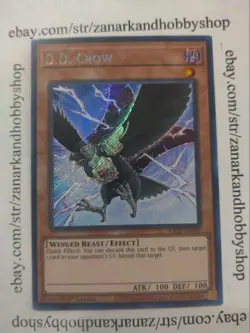 Yugioh D.D. Crow RA02-EN002 Secret Rare - Image 1