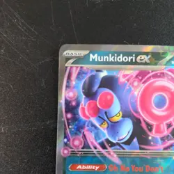 Munkidori EX 037/064 Pokemon Prize Pack Series 6 Promo Pokemon Card Stamp - Image 2