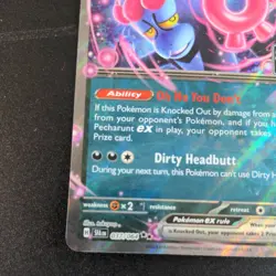 Munkidori EX 037/064 Pokemon Prize Pack Series 6 Promo Pokemon Card Stamp - Image 5