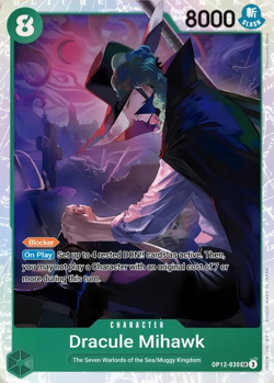 Dracule Mihawk OP12-030 | Legacy of the Master Foil | One Piece Card Game - Image 1