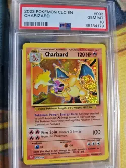PSA 10 Charizard #003 2023 Pokemon CLC Classic Card Game - Image 1