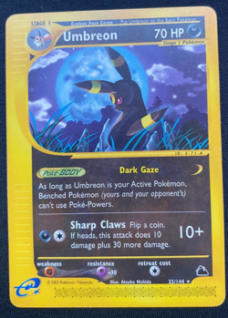 Umbreon Skyridge - 32/144 - Non Holo - Rare - Pokemon card (LP/MP) - Image 1
