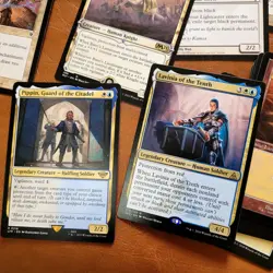 COMMANDER DECK 100 Mtg Cards - COLOR Hosers / Protection White Blue Lockdown Fun - Image 1