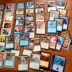 COMMANDER DECK 100 Mtg Cards - COLOR Hosers / Protection White Blue Lockdown Fun - Image 2