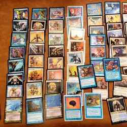 COMMANDER DECK 100 Mtg Cards - COLOR Hosers / Protection White Blue Lockdown Fun - Image 3