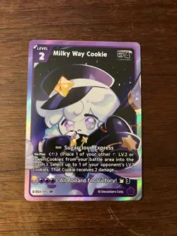 Cookie Run Braverse Milky Way Cookie SUPER RARE Card ENGLISH BS4-092 - Image 1