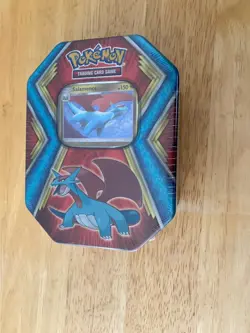 2019 Pokemon TCG Tin Set w/ Salamemce Foil Card 3 Booster Packs Factory Sealed 820650102851 - Image 2