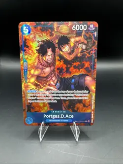 Portgas D Ace OP08-052 Treasure Rare Royal Blood One Piece Card Game - Image 1