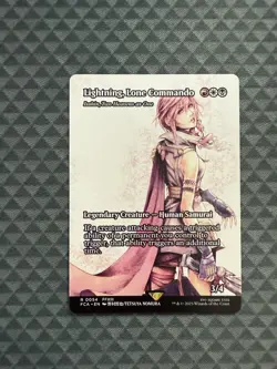 MTG Lightning, Lone Commando #0054 Showcase Rare FINAL FANTASY: TTA (FCA) - Image 1