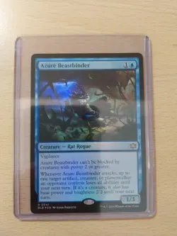 Azure Beastbinder Foil Rare, Bloomburrow #041, MTG Magic The Gathering - Image 1