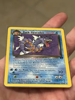 2000 Pokemon TCG Dark Gyarados 25/82 Team Rocket Rare Vintage Card WOTC LP - Image 3