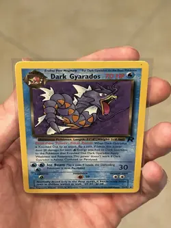 2000 Pokemon TCG Dark Gyarados 25/82 Team Rocket Rare Vintage Card WOTC LP - Image 4