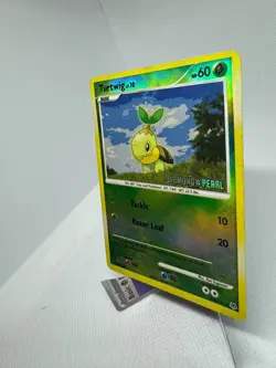 # Turtwig 103/130 D&P Burger King Stamped Reverse Holo Pokemon Vintage TCG - Image 1