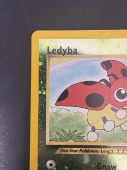 Pokemon Vintage Southern Islands Reverse Holo Ledyba 7/18 Rare WotC Promo - Image 3