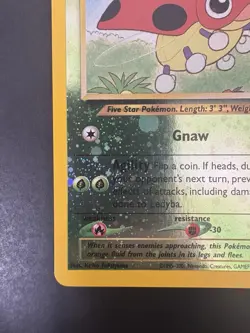 Pokemon Vintage Southern Islands Reverse Holo Ledyba 7/18 Rare WotC Promo - Image 5