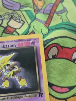 Dark Alakazam - 1st Edition - 18/82 Team Rocket - Pokemon TCG 2000 LP Light Play - Image 5