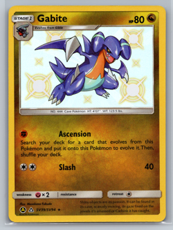 Gabite SV39/SV94 Hidden Fates Shiny Vault Holo Rare Pokemon NM - Image 1