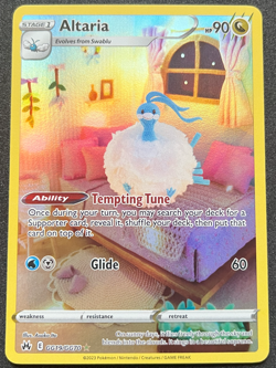 Altaria Pokemon Crown Zenith Galarian Gallery GG19/GG70 Full Art Holo Rare NM - Image 1