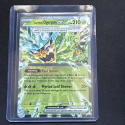 Pokemon TCG Teal Mask Ogerpon EX 025/167 Twilight Masquerade Double Rare NM - Image 1