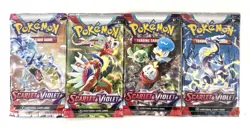 Pokemon TCG Scarlet & Violet Sleeved Booster Pack - RANDOM ART (Set Of 4) - Image 1