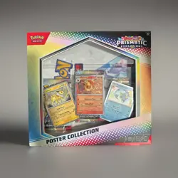 Pokemon TCG Scarlet & Violet Prismatic Evolutions Poster Collection Box - Image 1
