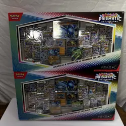 Pokemon TCG Scarlet And Violet Prismatic Evolutions Lot Of New In Box LucarioEx - Image 2