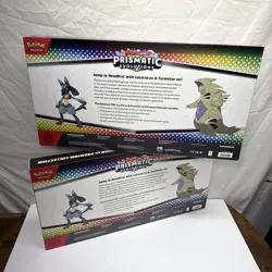 Pokemon TCG Scarlet And Violet Prismatic Evolutions Lot Of New In Box LucarioEx - Image 3