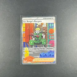Lt. Surge's Bargain SIR Mega Evolution 185/132 Pokemon TCG NM - Image 1